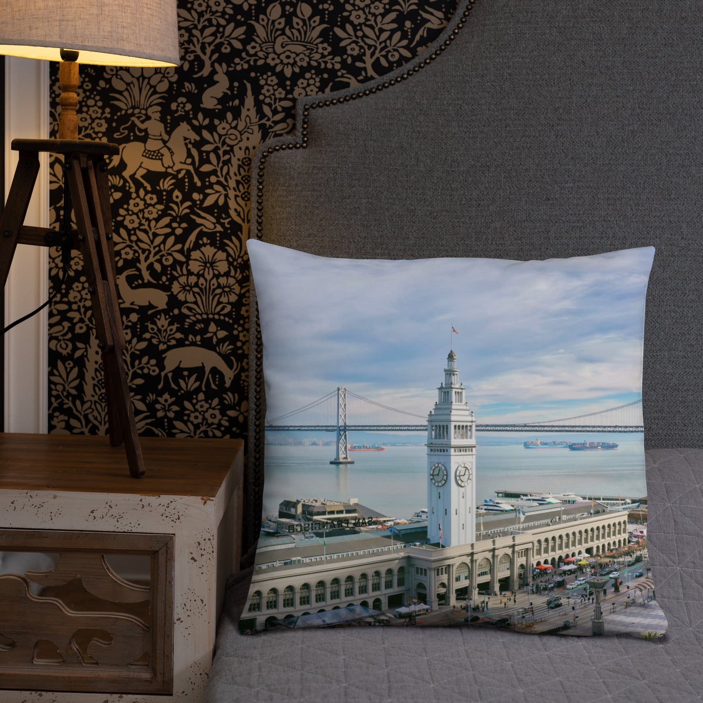 Ferry Building Pillow