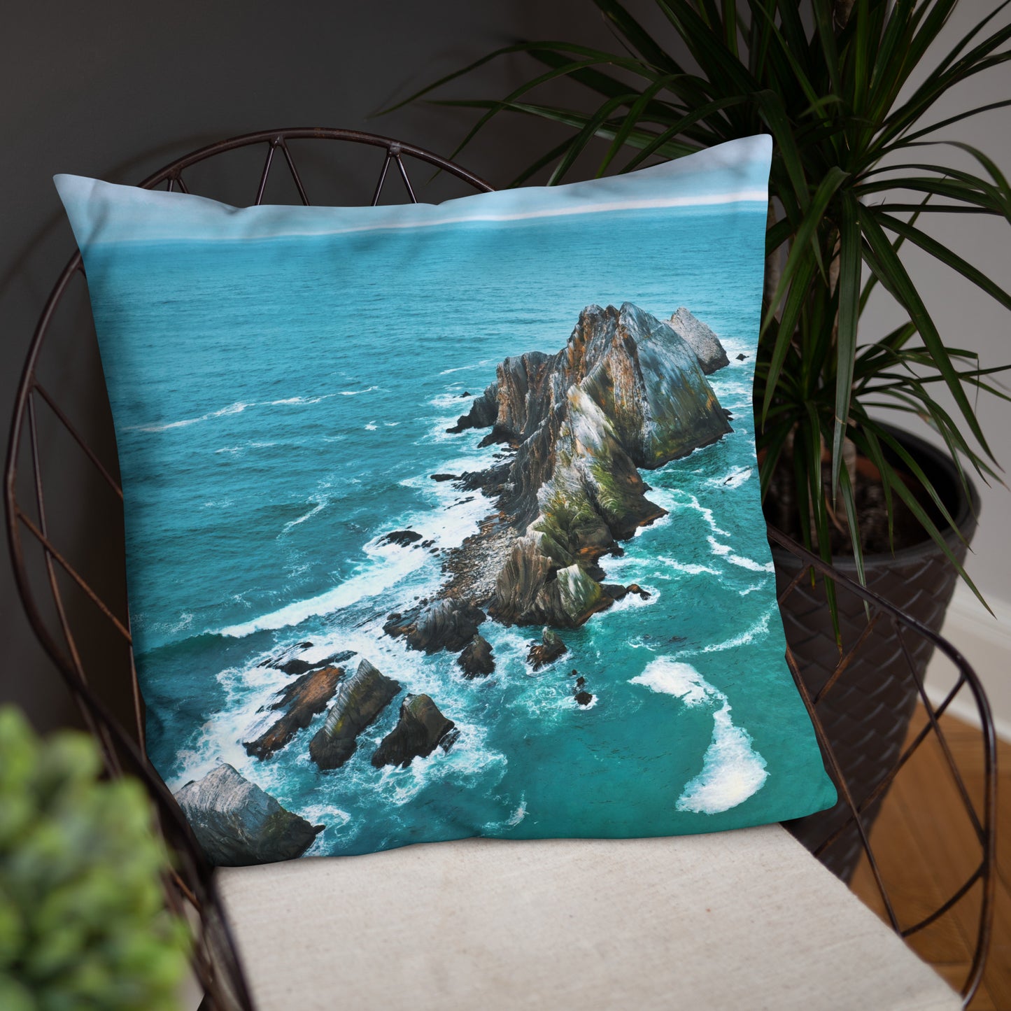 San Pedro Point Rocks Pillow