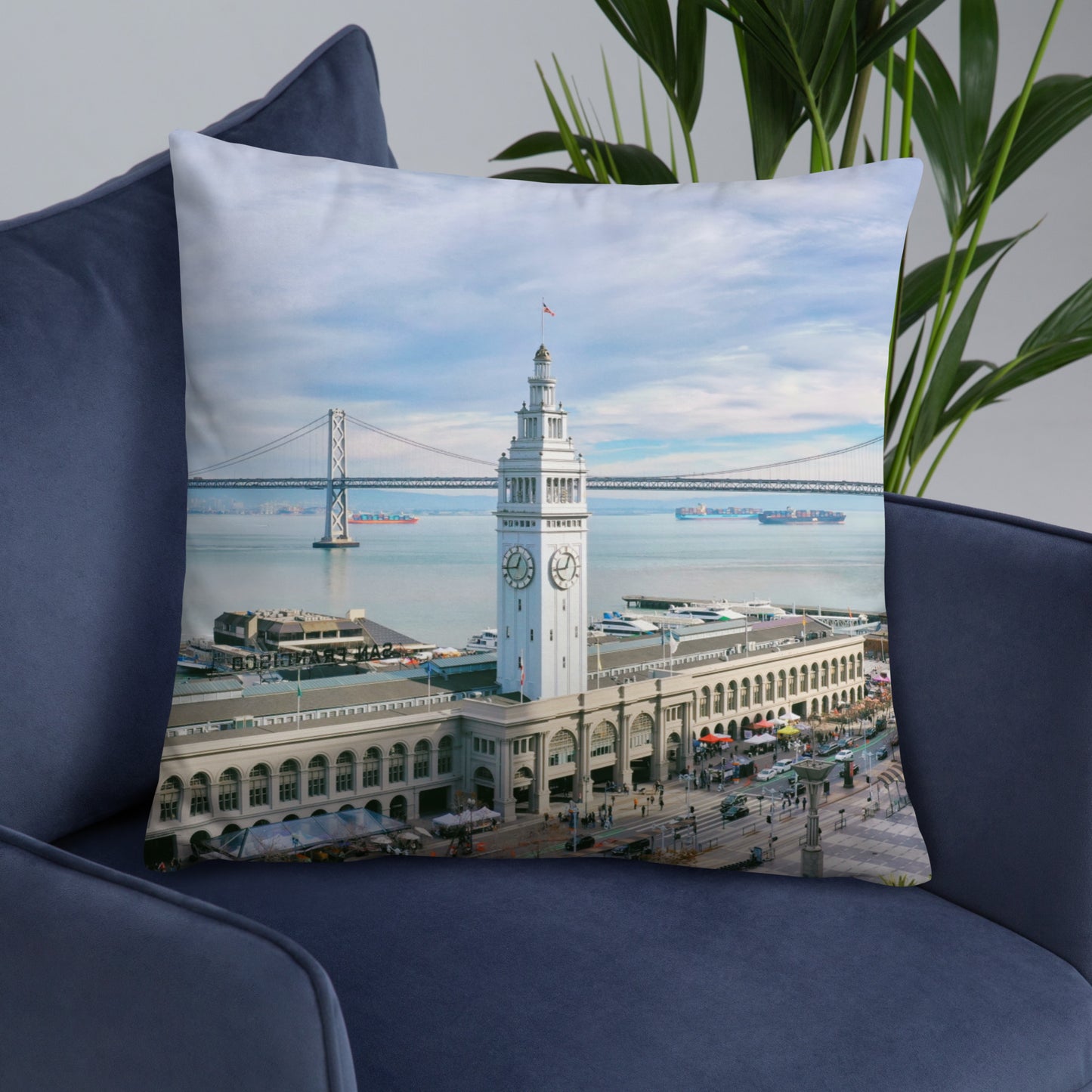 Ferry Building Pillow