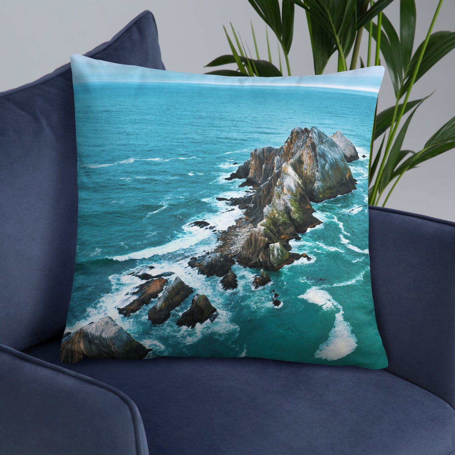 San Pedro Point Rocks Pillow