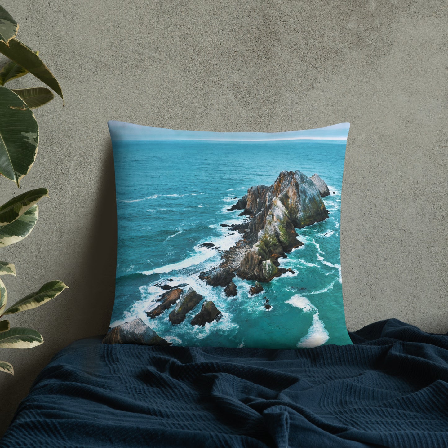 San Pedro Point Rocks Pillow