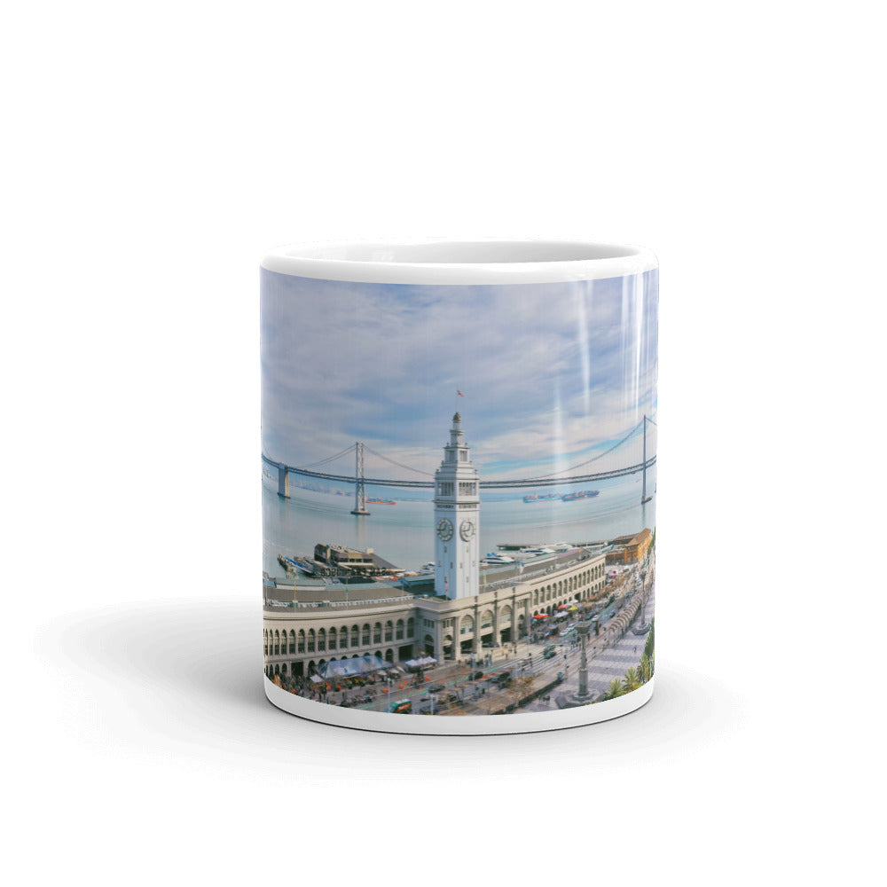 Ferry Building White glossy mug