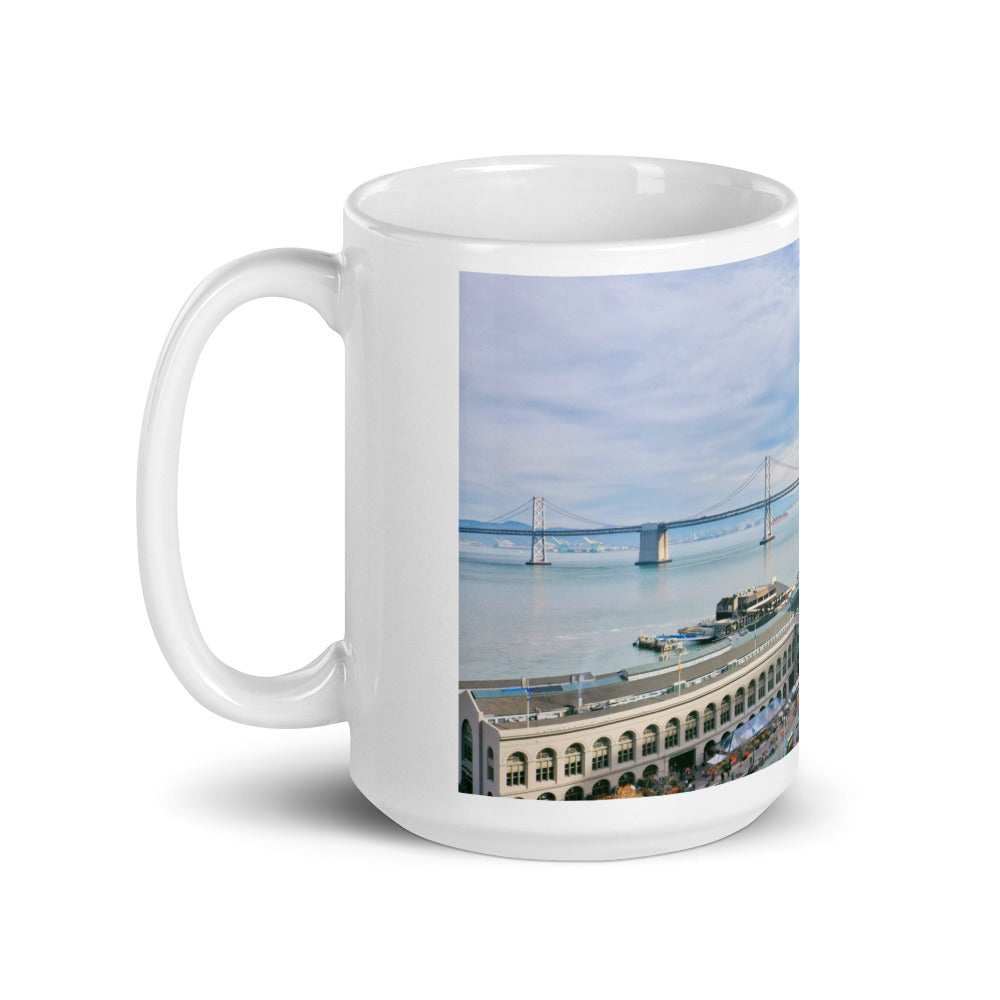 Ferry Building White glossy mug